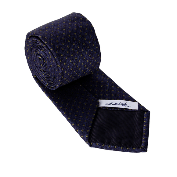 MATTABISCH SKY BLUE & SAND PAISLEY TIE | MENS - Picture 2 of 4